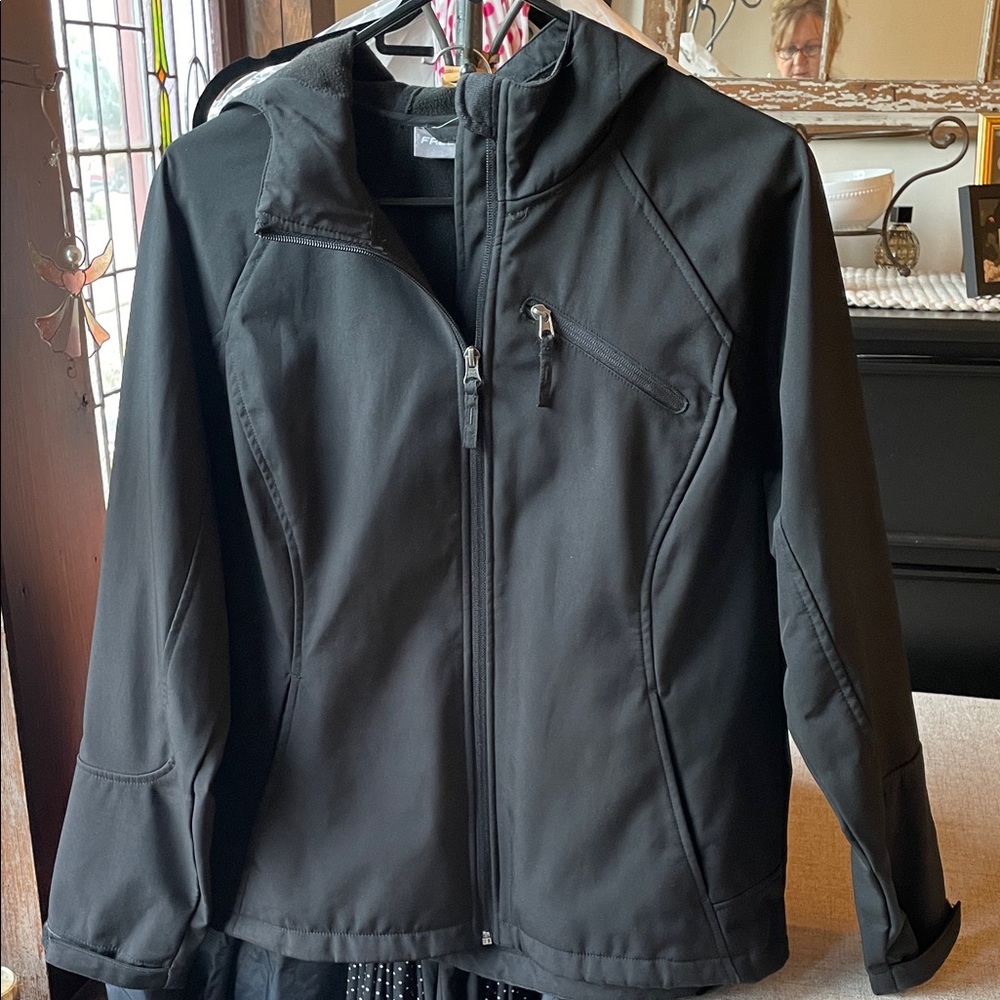 Black Hooded Jacket